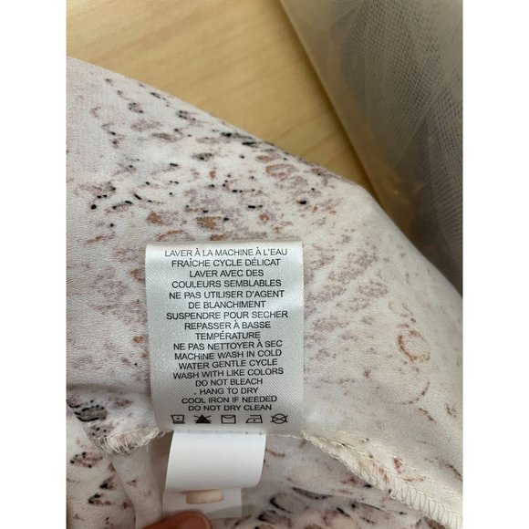 NWT Cynthia Rowley Button Down Casual Light Brown Size XL Women's Blouse - Picture 8 of 9